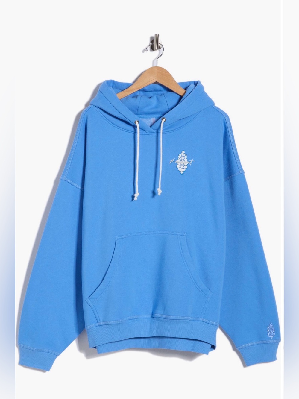 Free people movement blue final call hoodie NWT $98